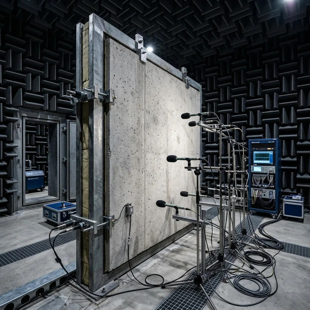 GOGER wall acoustic sound-insulation laboratory test