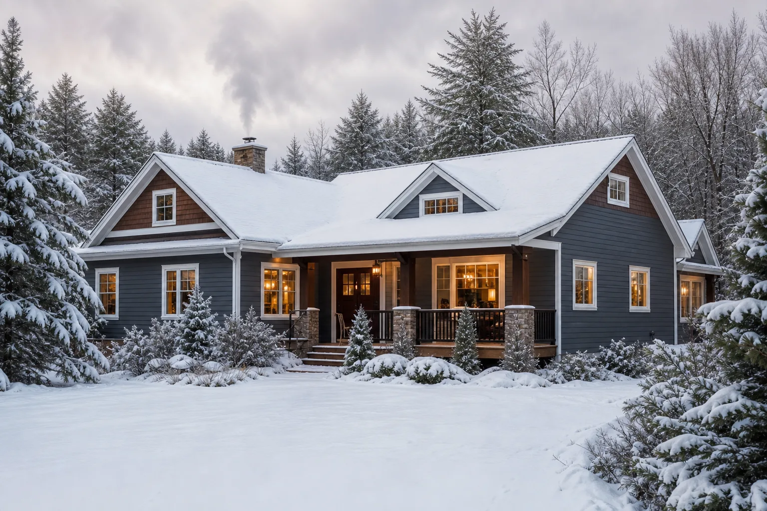 Cozy while it snows